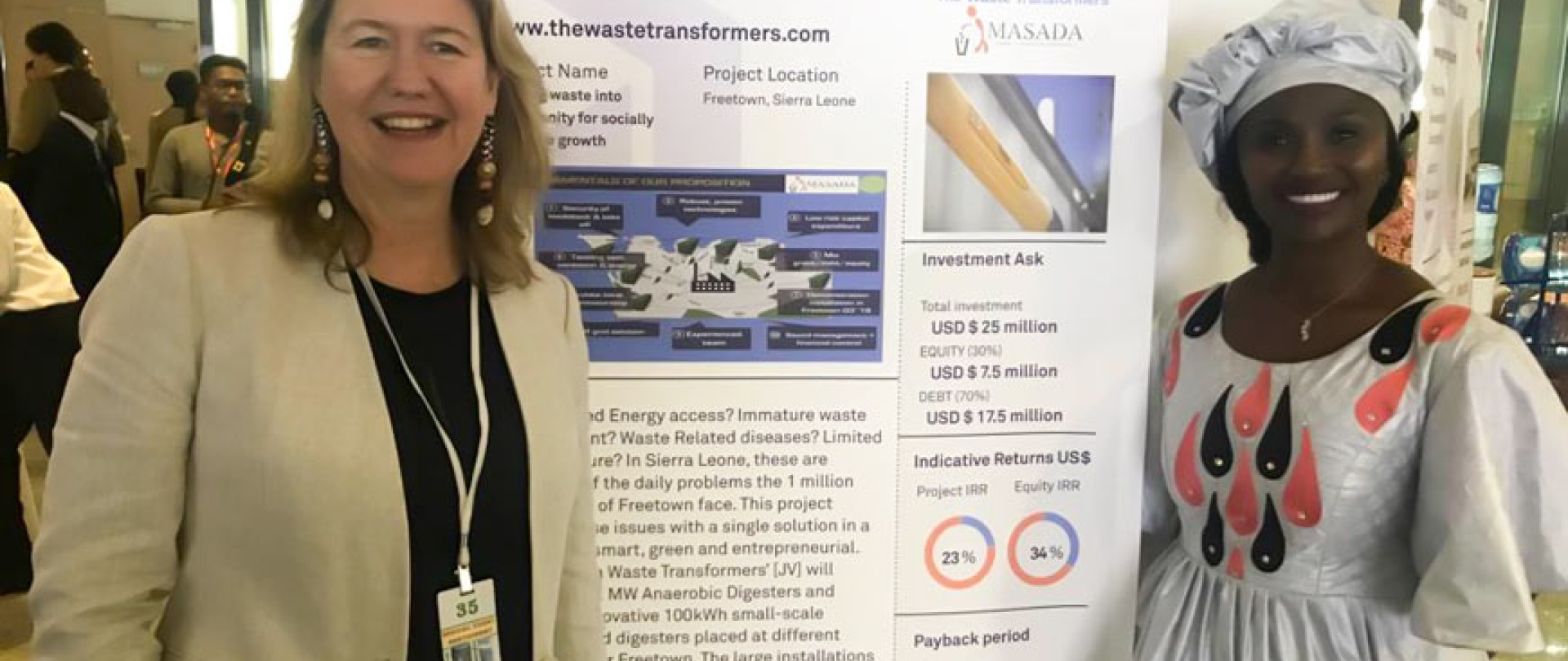 The winning team:  The Waste Transformers Joint Venture win WAFCCEF-3