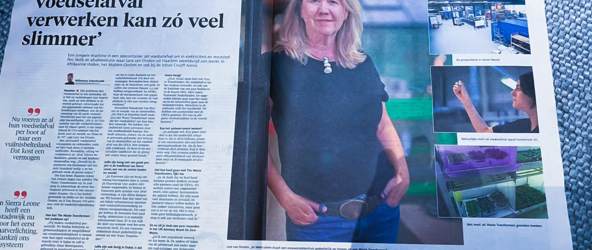 Interview by Dutch newspaper Haarlems Dagblad