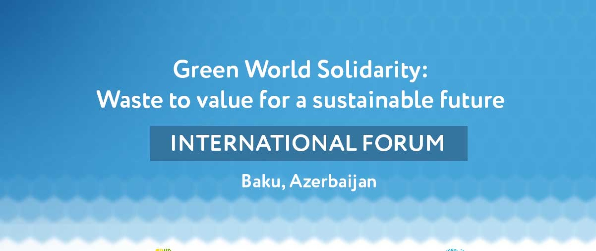 Speaking about zero-waste at Green World Solidarity, Azerbaijan