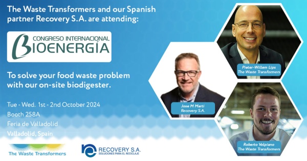 the-waste-transformers-at-congreso-internacional-de-bioenergia-2024-transform-your-food-waste-on-site-image