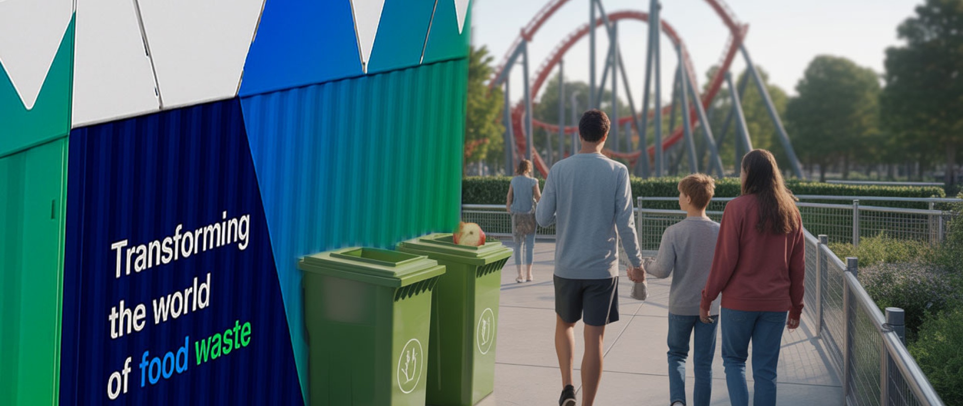 Building sustainability into a theme park day out: from arrival to apple cores